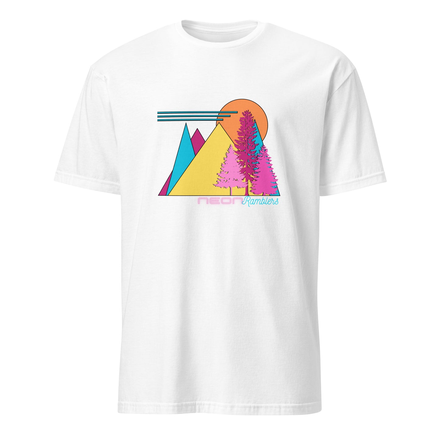 Short-Sleeve Pyramid Logo Unisex T-Shirt (Gildan 64000 Unisex Softstyle)