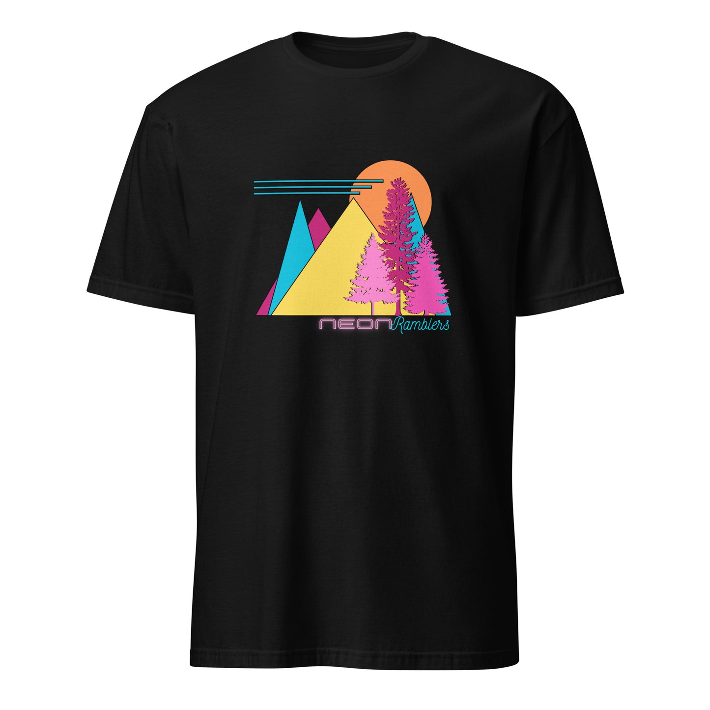 Short-Sleeve Pyramid Logo Unisex T-Shirt (Gildan 64000 Unisex Softstyle)