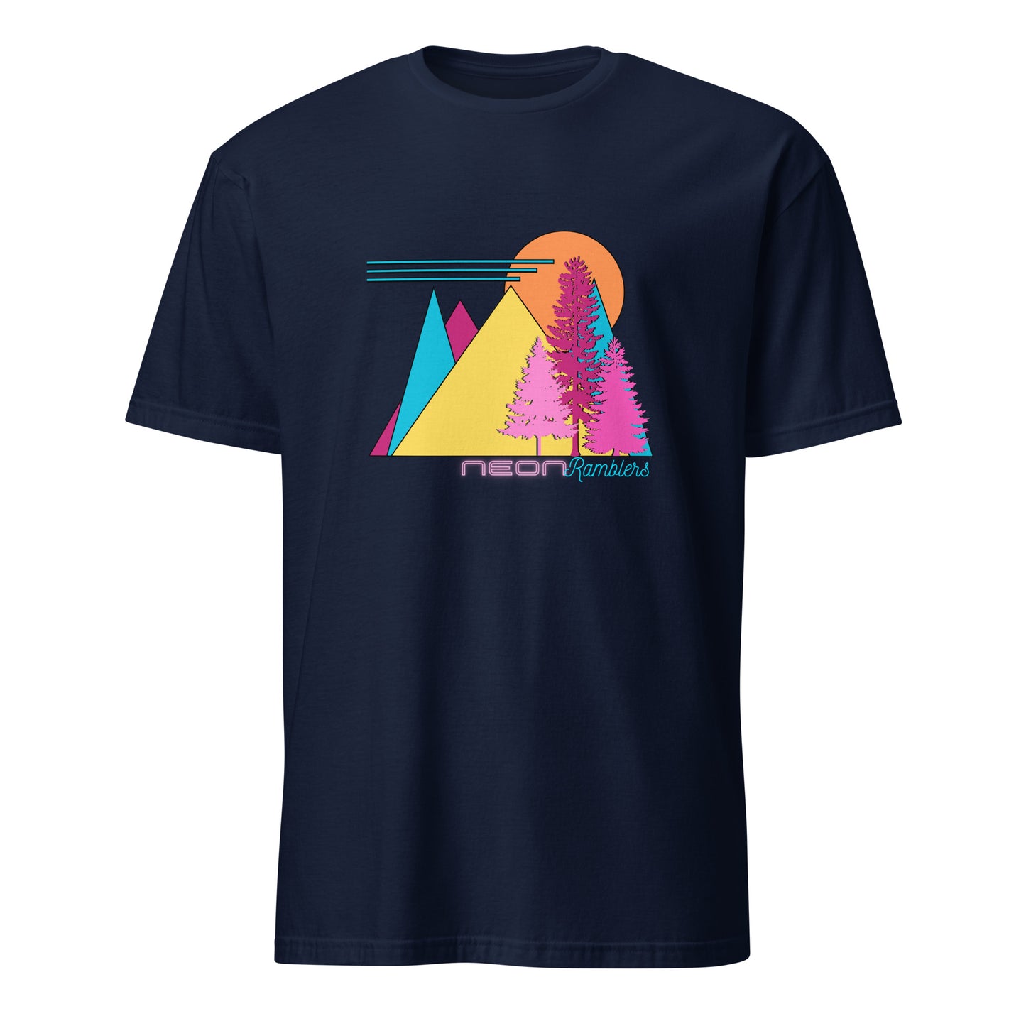 Short-Sleeve Pyramid Logo Unisex T-Shirt (Gildan 64000 Unisex Softstyle)