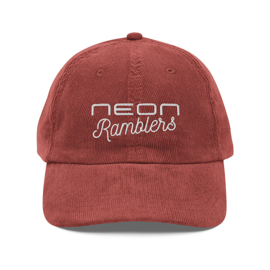 Logo Vintage Corduroy Cap (Big Accessories BA703)